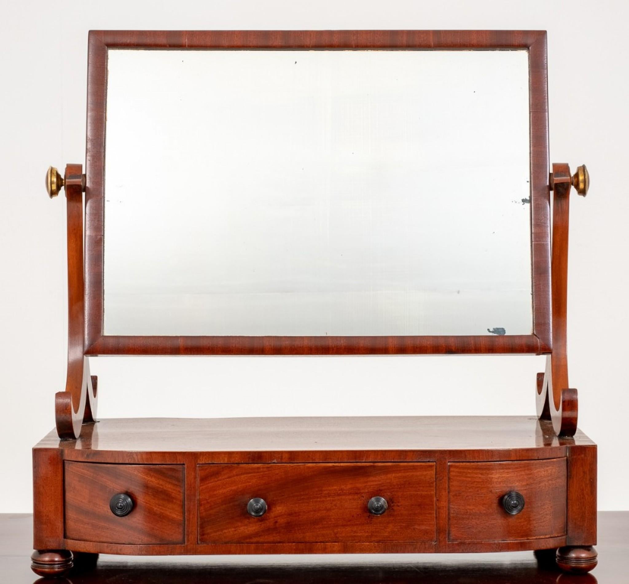 Regency Dressing Mirror in Mahogany 1