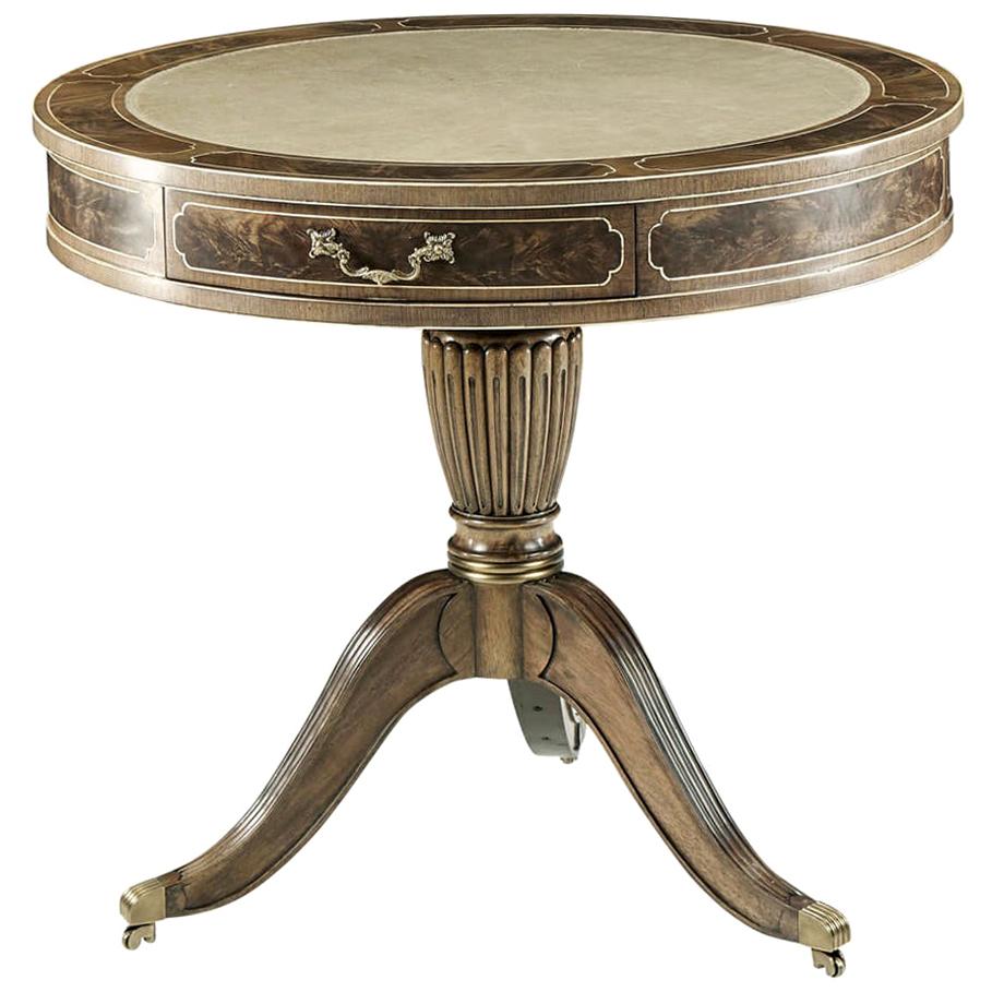 What was a drum table used for?