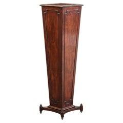 Pedestal Regencia Ebonizado y Caoba