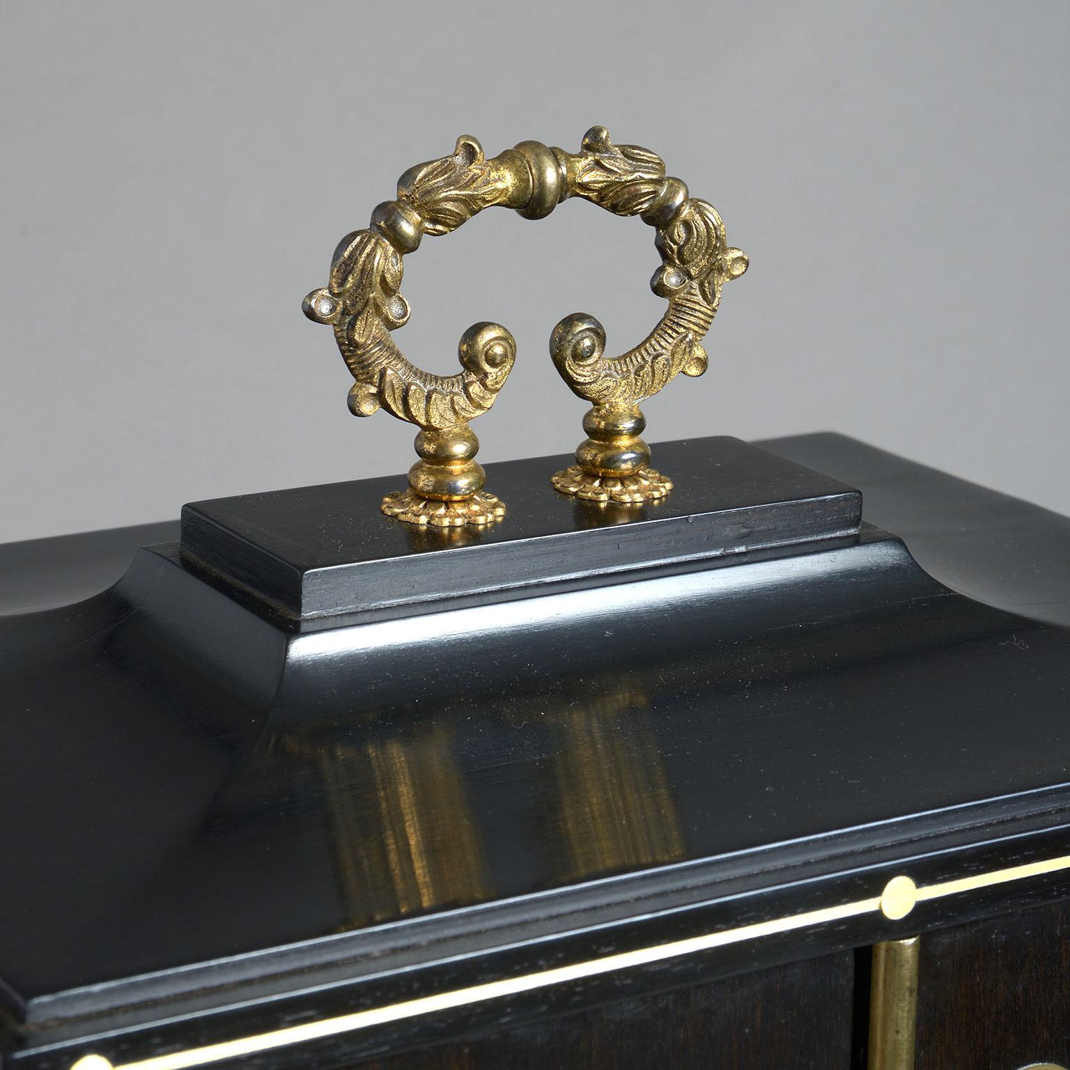 brass inlay cabinet