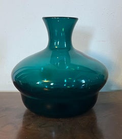 Regency Emerald Green Blown Glass Carafe for Wine or Water Circa 1820
