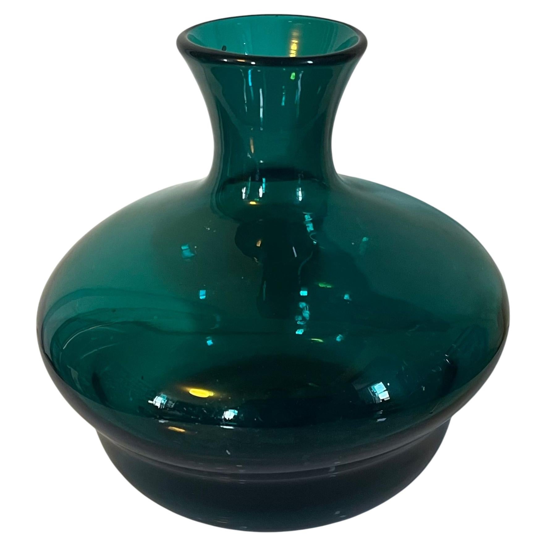 Regency Emerald Green Blown Glass Carafe for Wine or Water Circa 1820