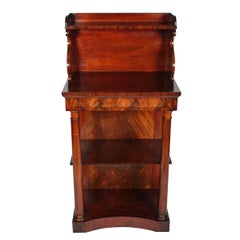 Regency Empire Style Mahogany Console Table