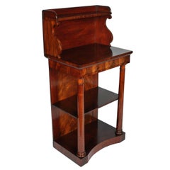 Regency Empire Style Mahogany Console Table