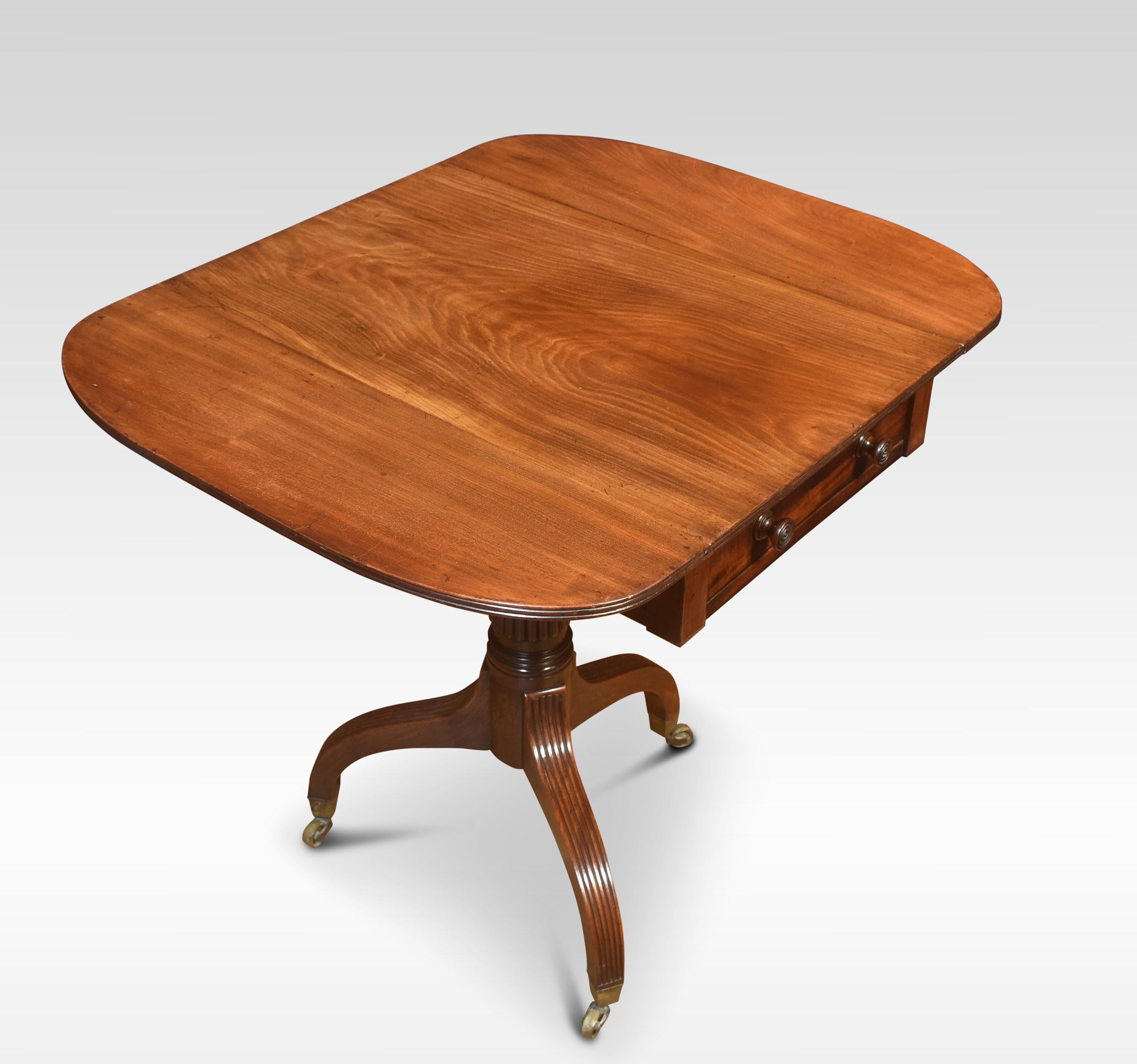 Wood Regency End Table For Sale