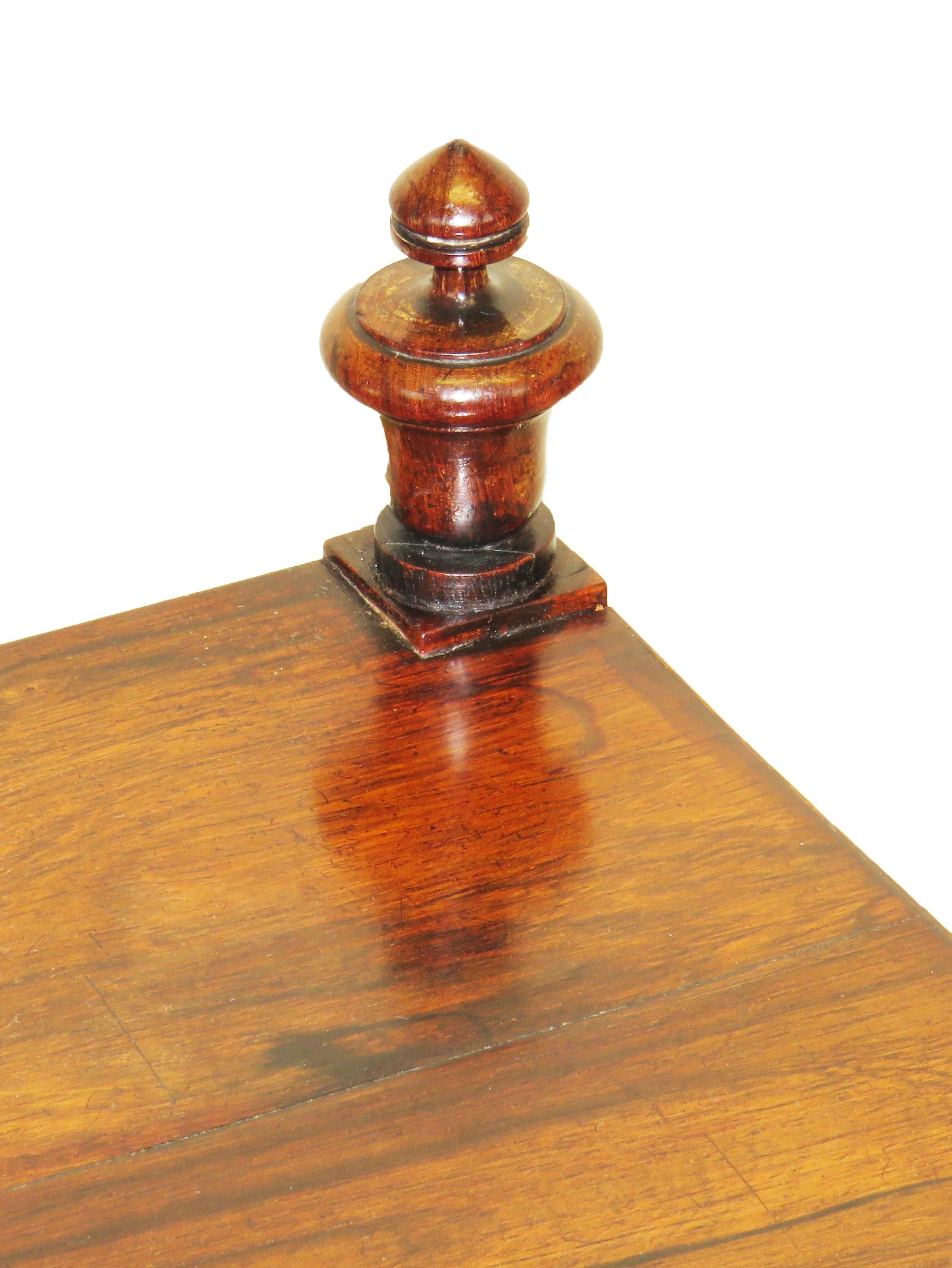 Regency English 19th Century Rosewood Whatnot Etage 1