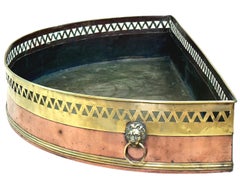 Jardinière Demi Lune anglaise Regency