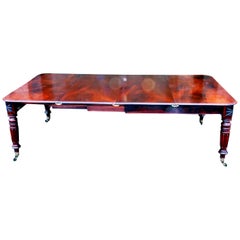 Regency English Mahogany Used Extending Dining Table