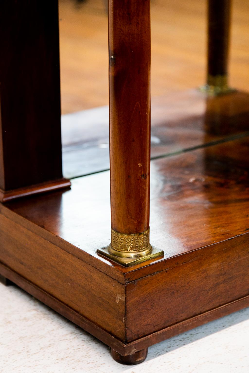 Early 19th Century Regency English Marble Top Console Table For Sale