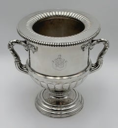 Raffreddatore per vino armorizzato in Sheffield inglese della Reggenza, secondo Matthew Boulton