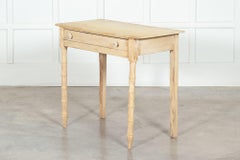 Regency English Stripped Pine Faux Bamboo Writing Table
