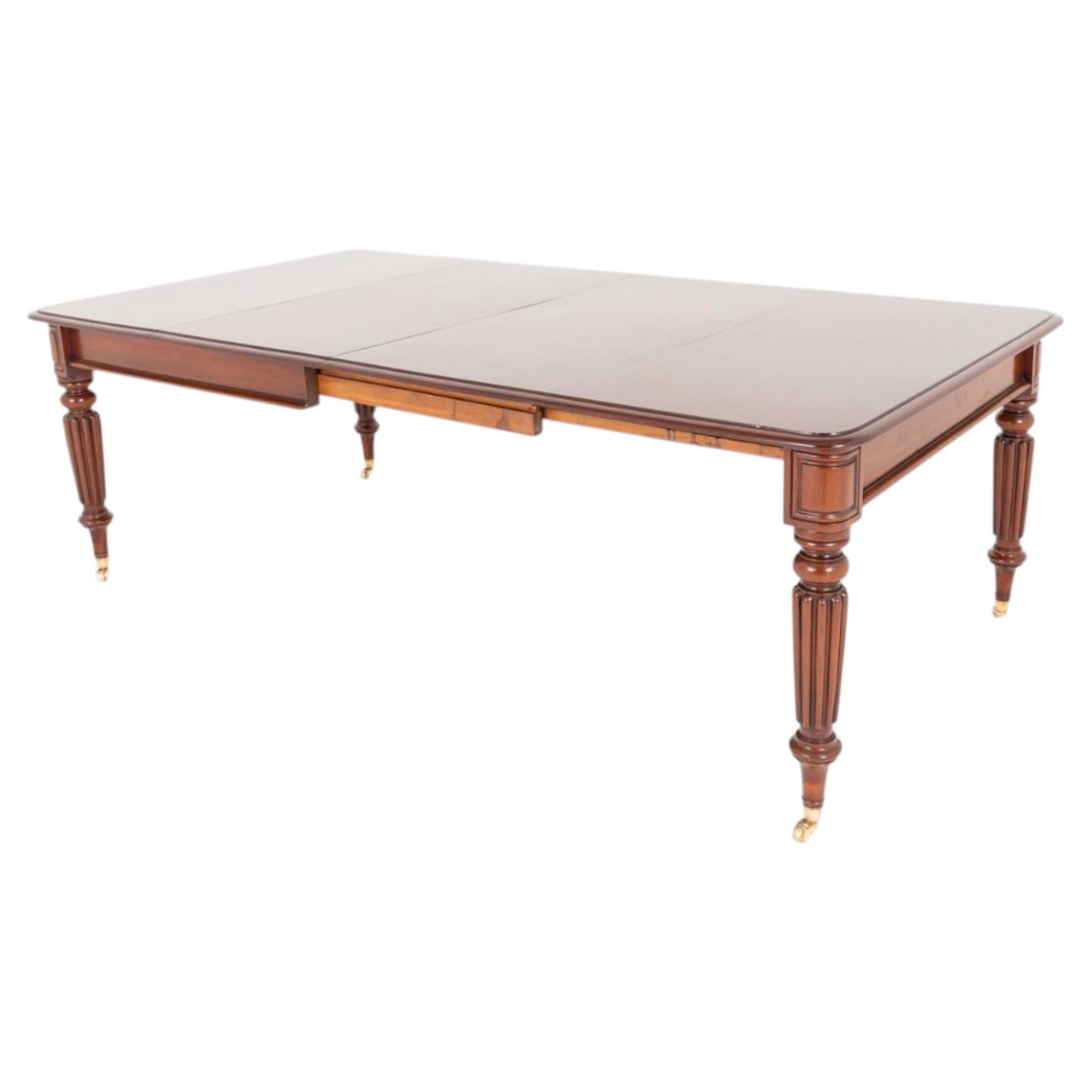Regency Extending Dining Table Manner Gillows 1810 For Sale
