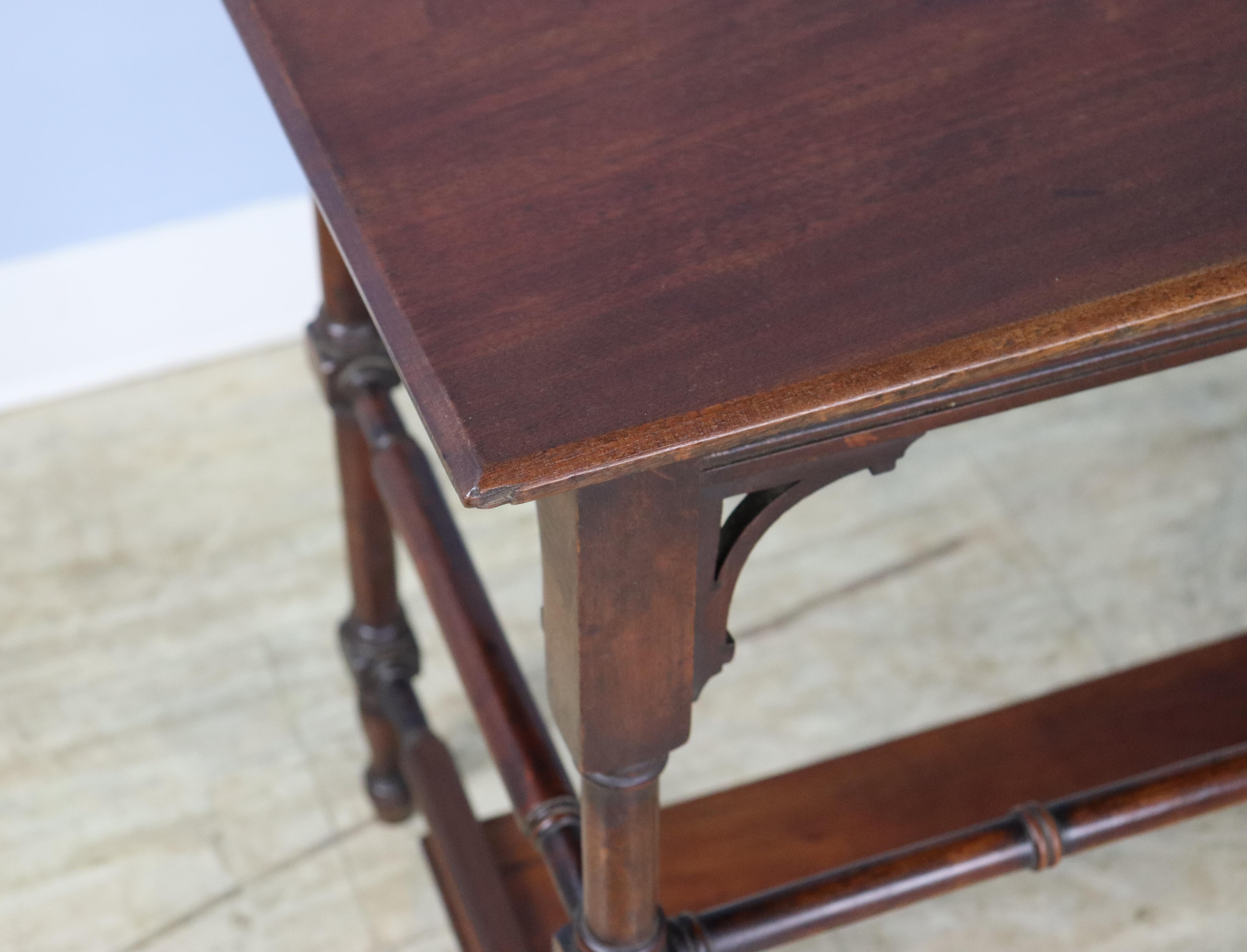 19th Century Regency Faux Bamboo Stand or Side Table For Sale
