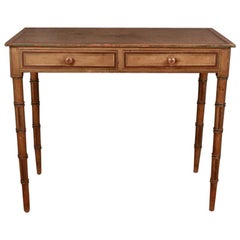 Regency Faux Bamboo Writing Table
