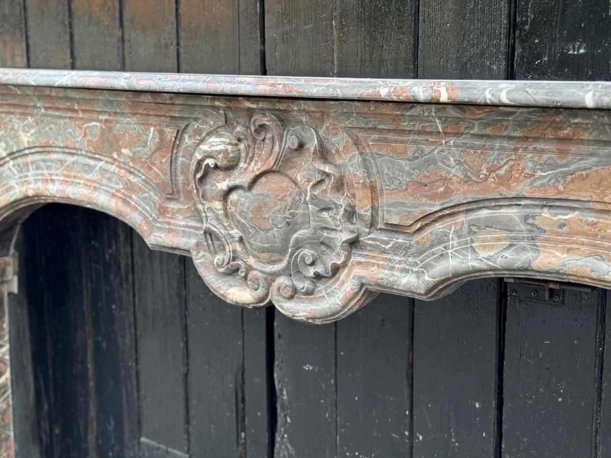 Chimenea Regency de mármol de Rance, siglo XVIII en Bueno estado para la venta en Honnelles, WHT