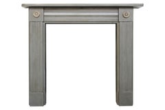 Regency Fireplace Surround in Polished Grey/Green Stone