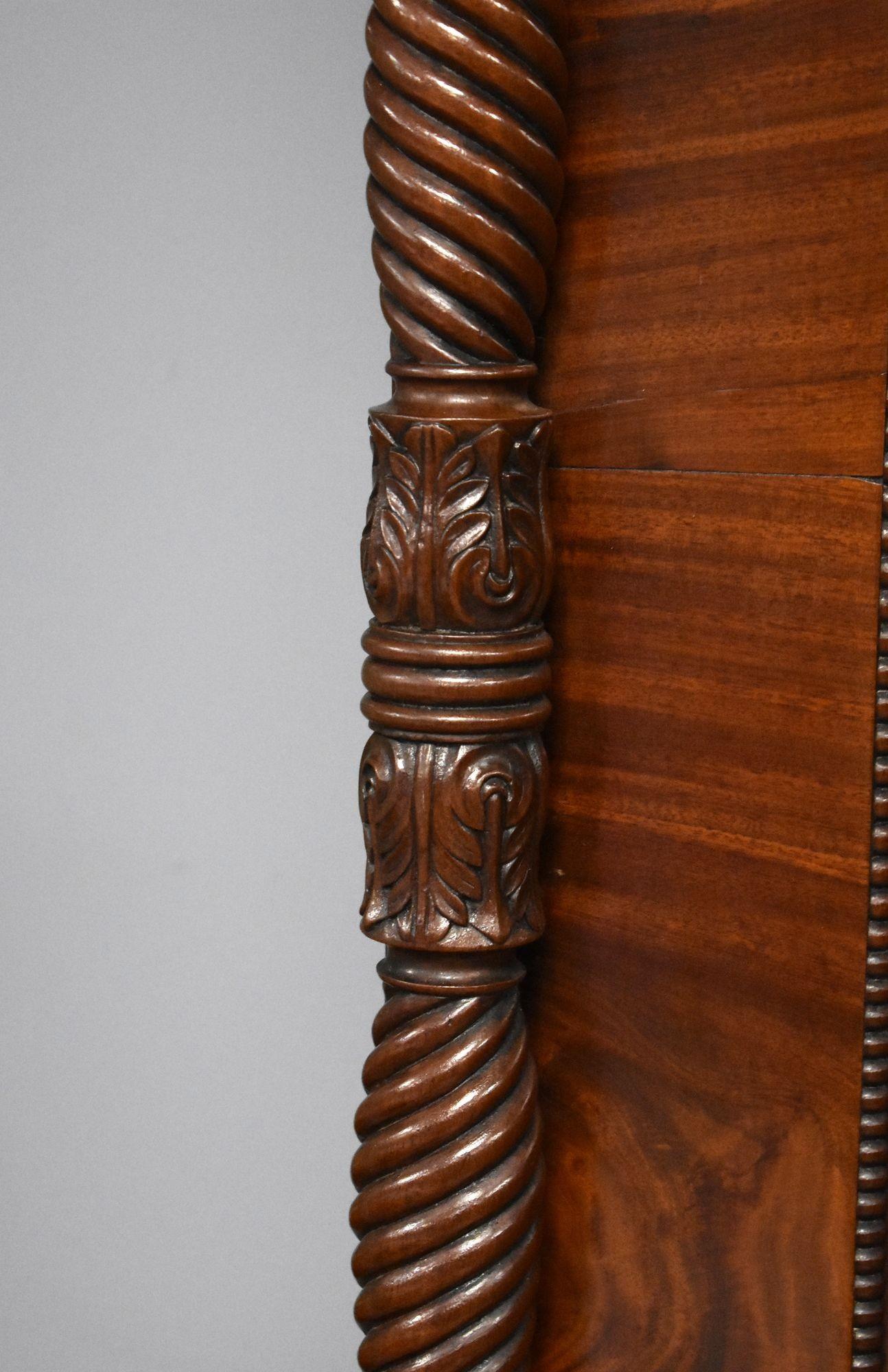 Regency Flame Mahogany Linen Press 5