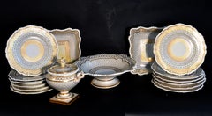 Regency Flight, Barr & Barr Worcester Porcelain Dessert Service, circa 1820