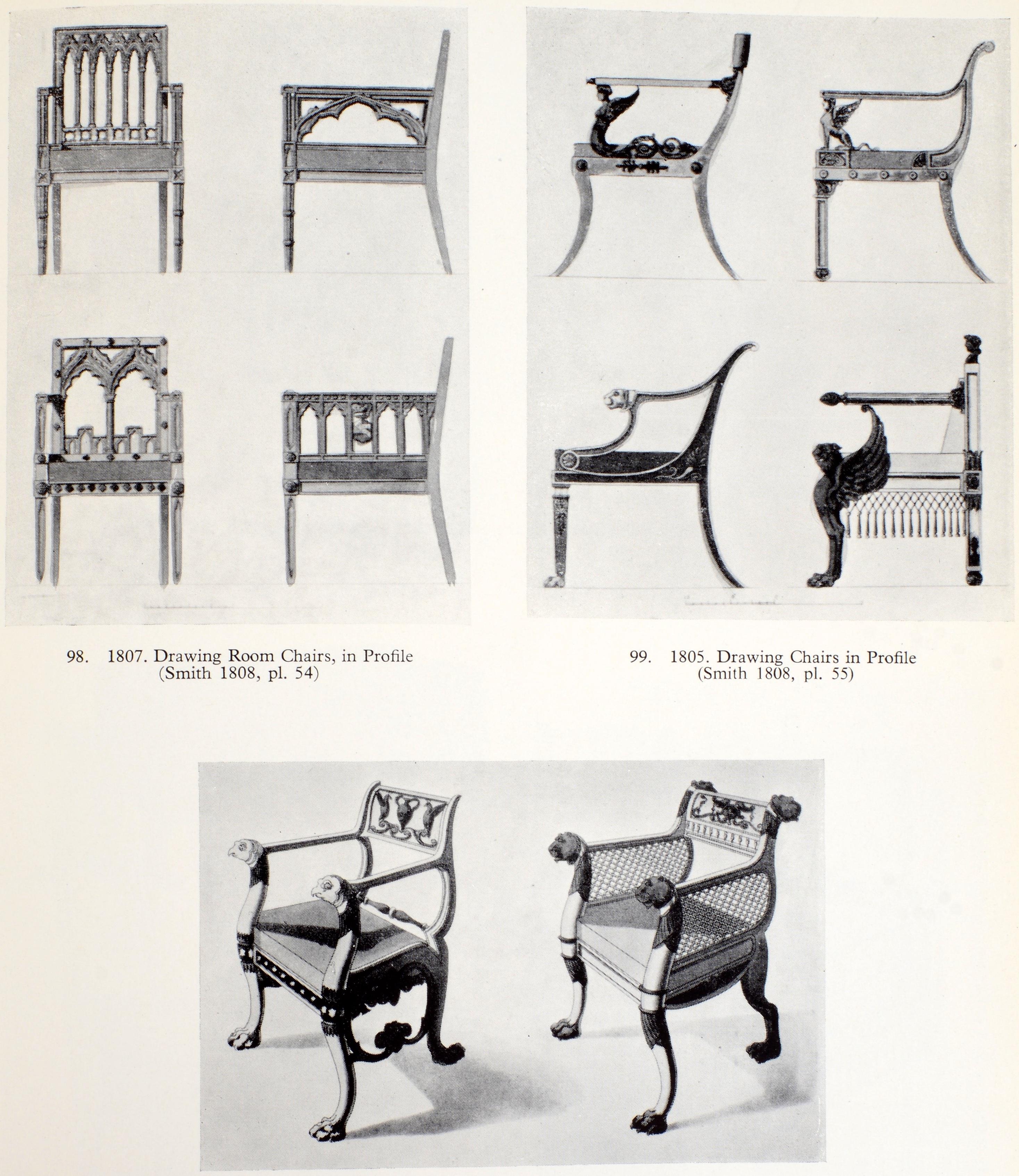 Regency Furniture Designs 1803-1826 by John Harris 1st Ed For Sale 3