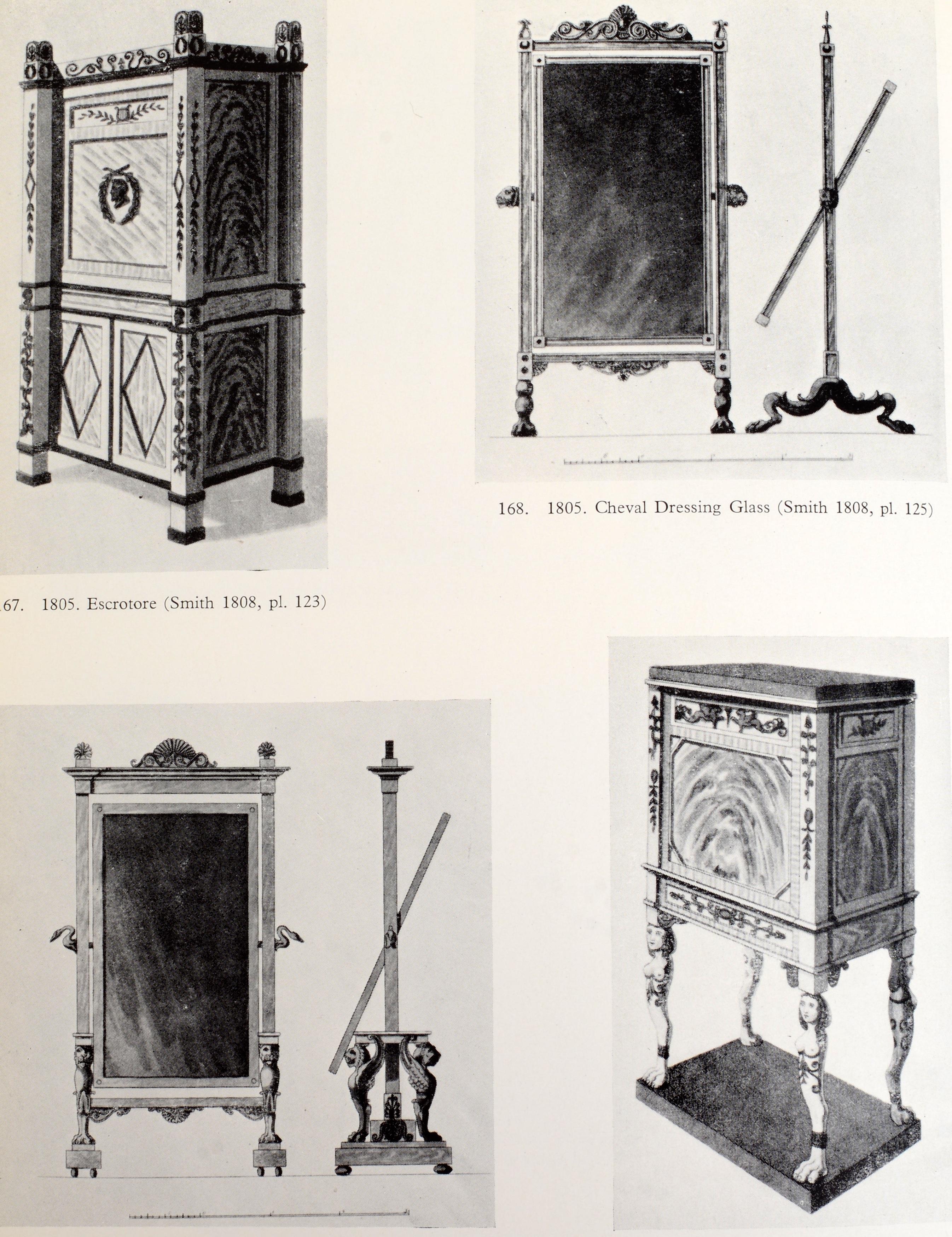 Regency Furniture Designs 1803-1826 by John Harris 1st Ed For Sale 11