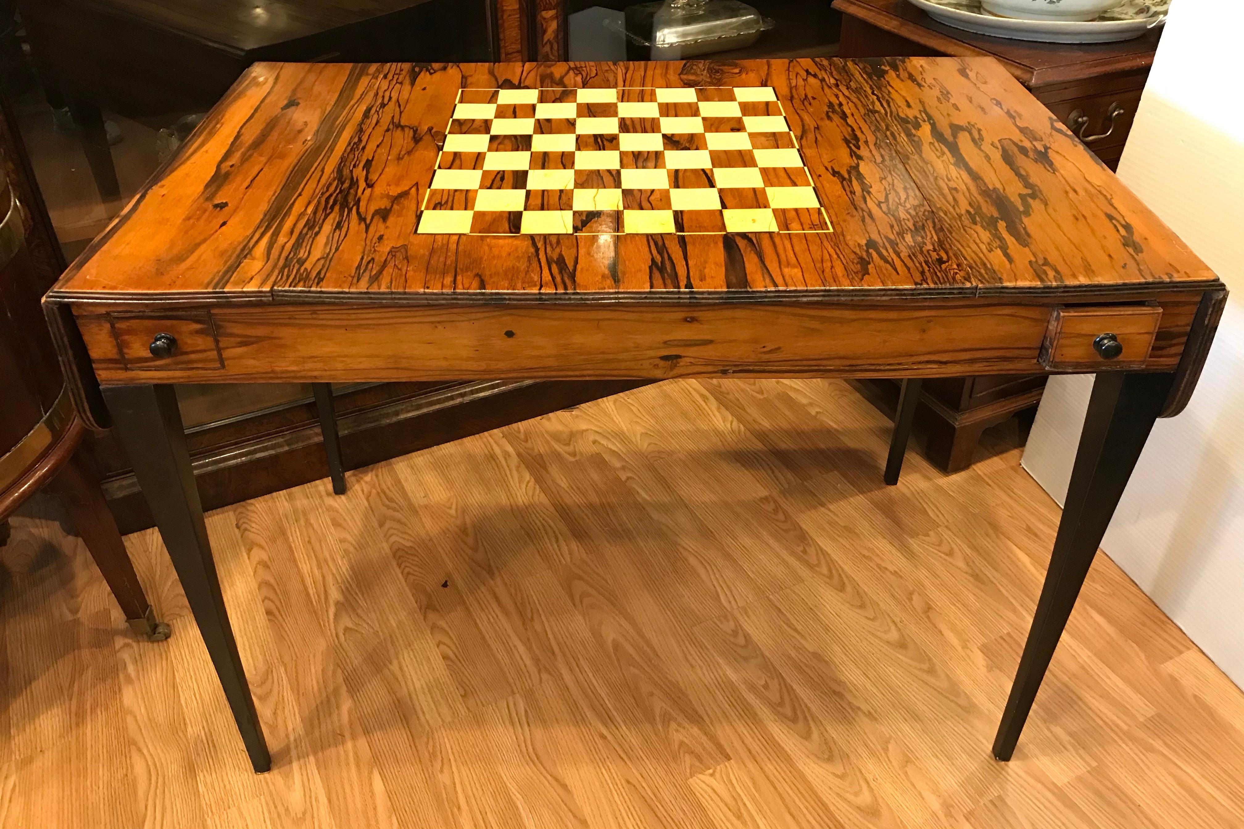Inlay Regency Game Table