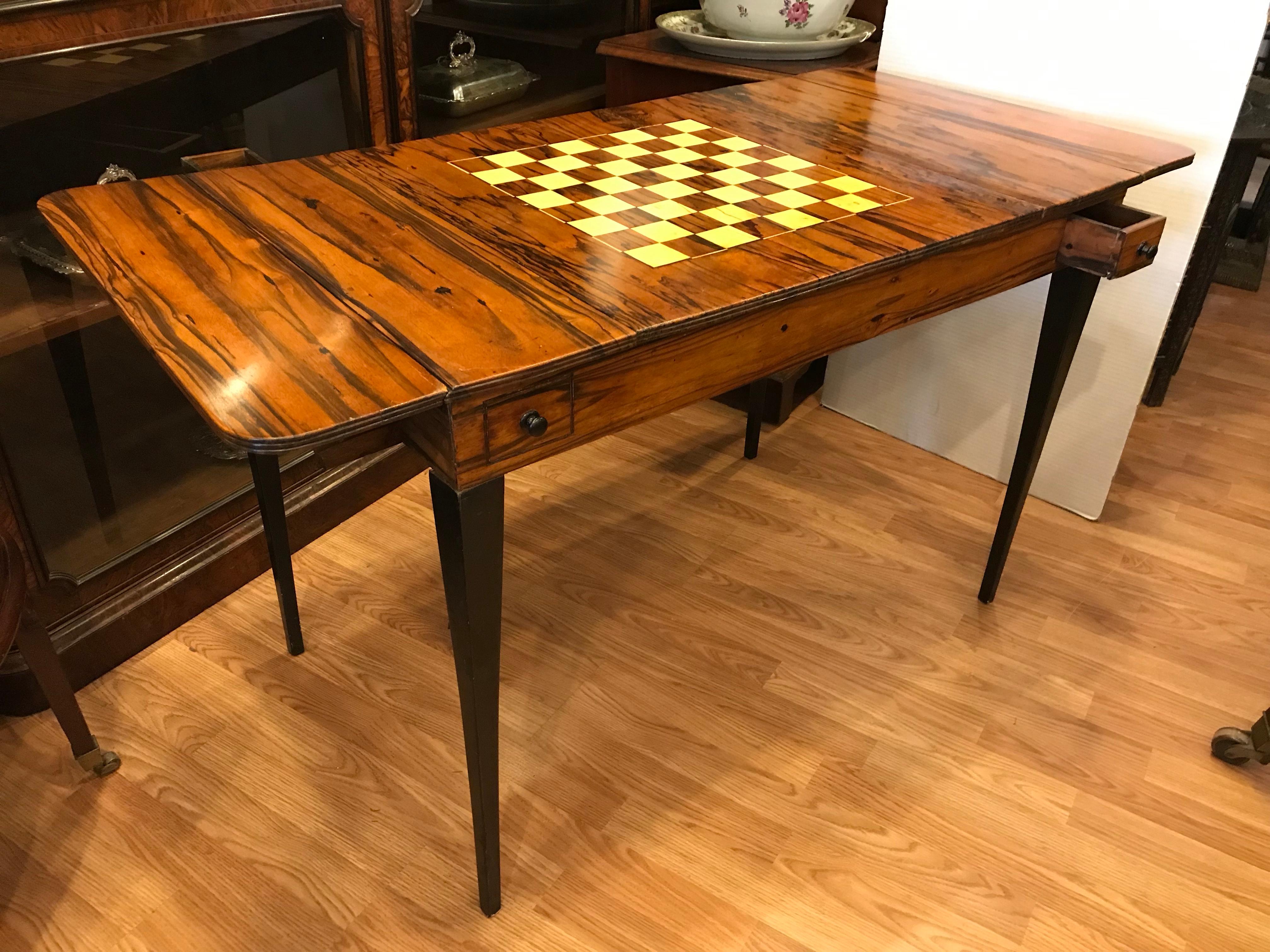 Wood Regency Game Table