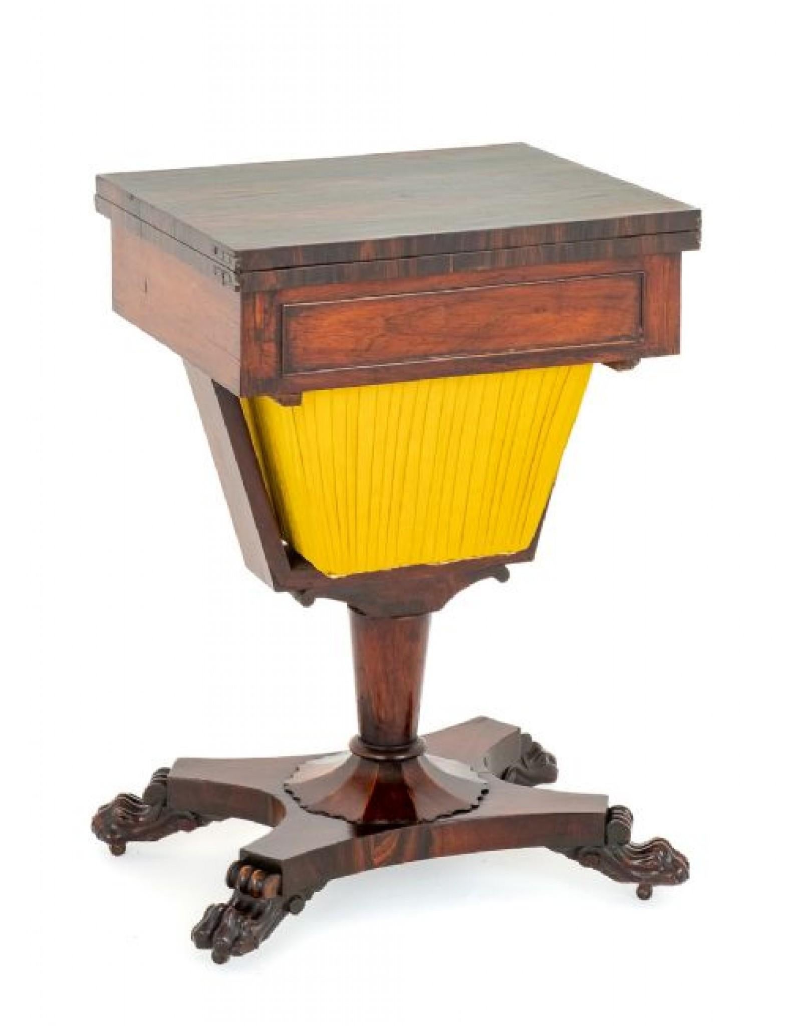 Regency Games Sewing Table Chess For Sale 3