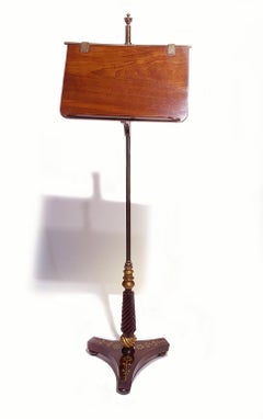 Regency George IV English Music Stand or Lectern, circa 1830