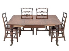 Regency George IV Mahogany Pull-out Extending Small Dining Table, c.1820