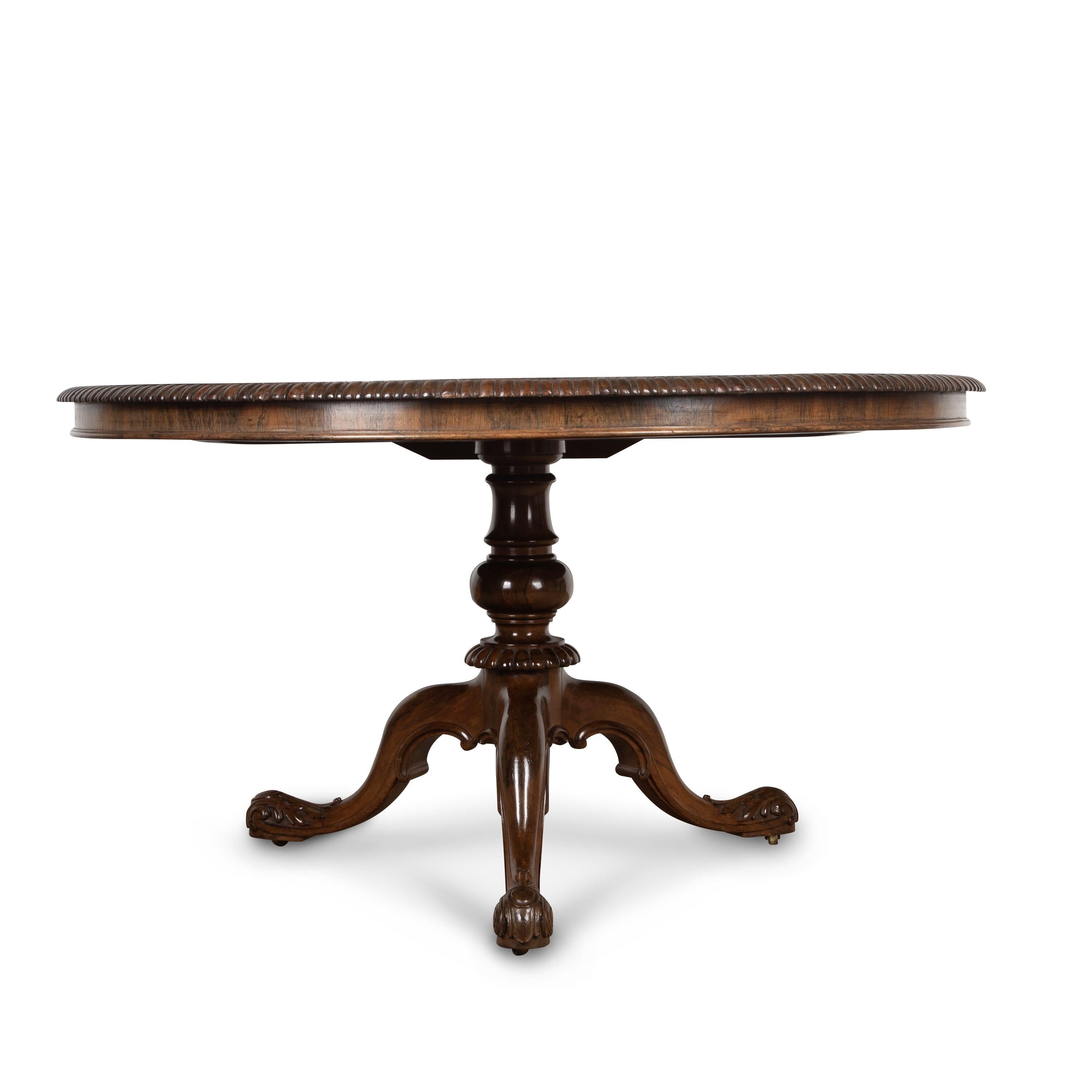 Mid-19th Century Regency Gillow Rosewood Centre Table For Sale