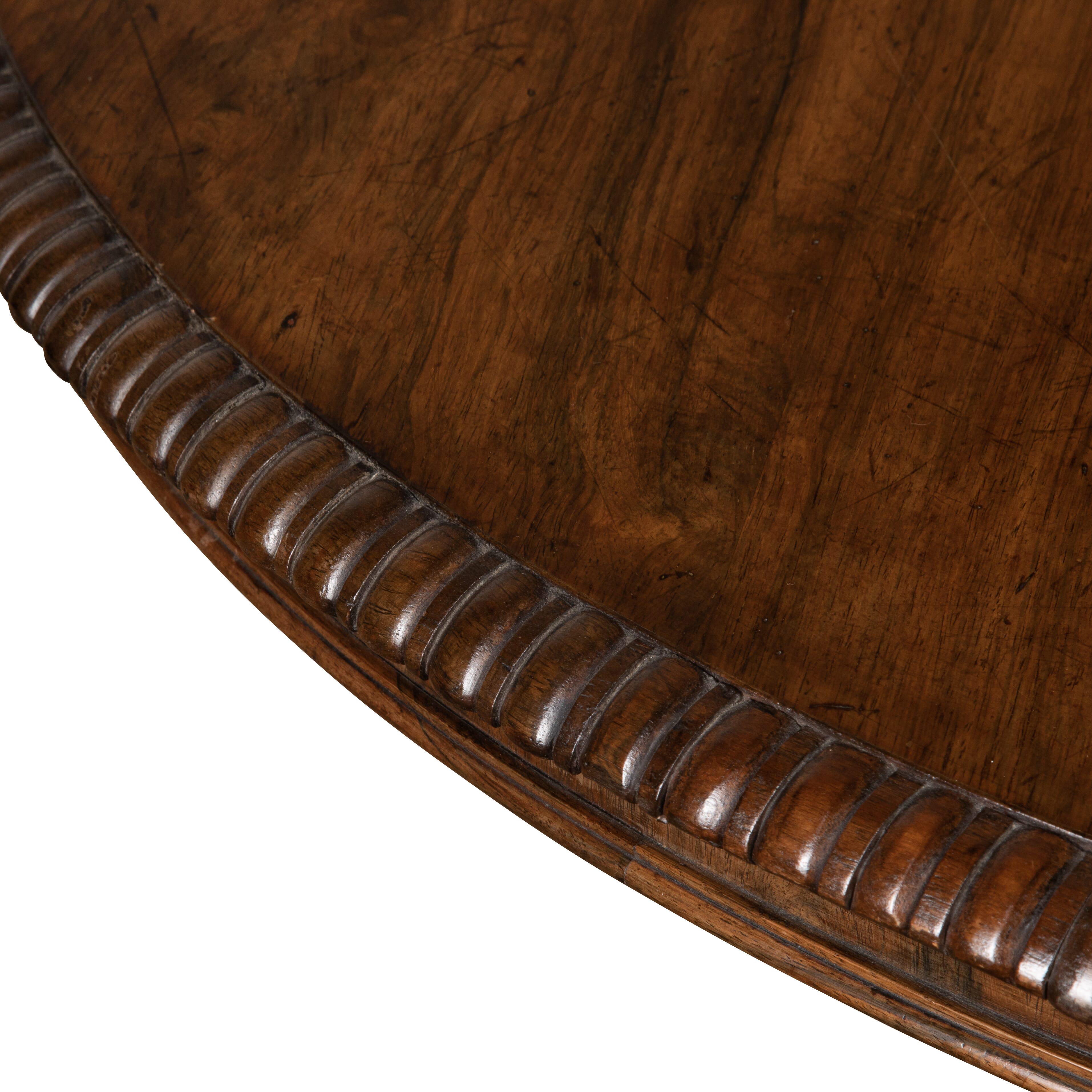 Regency Gillow Rosewood Centre Table For Sale 1
