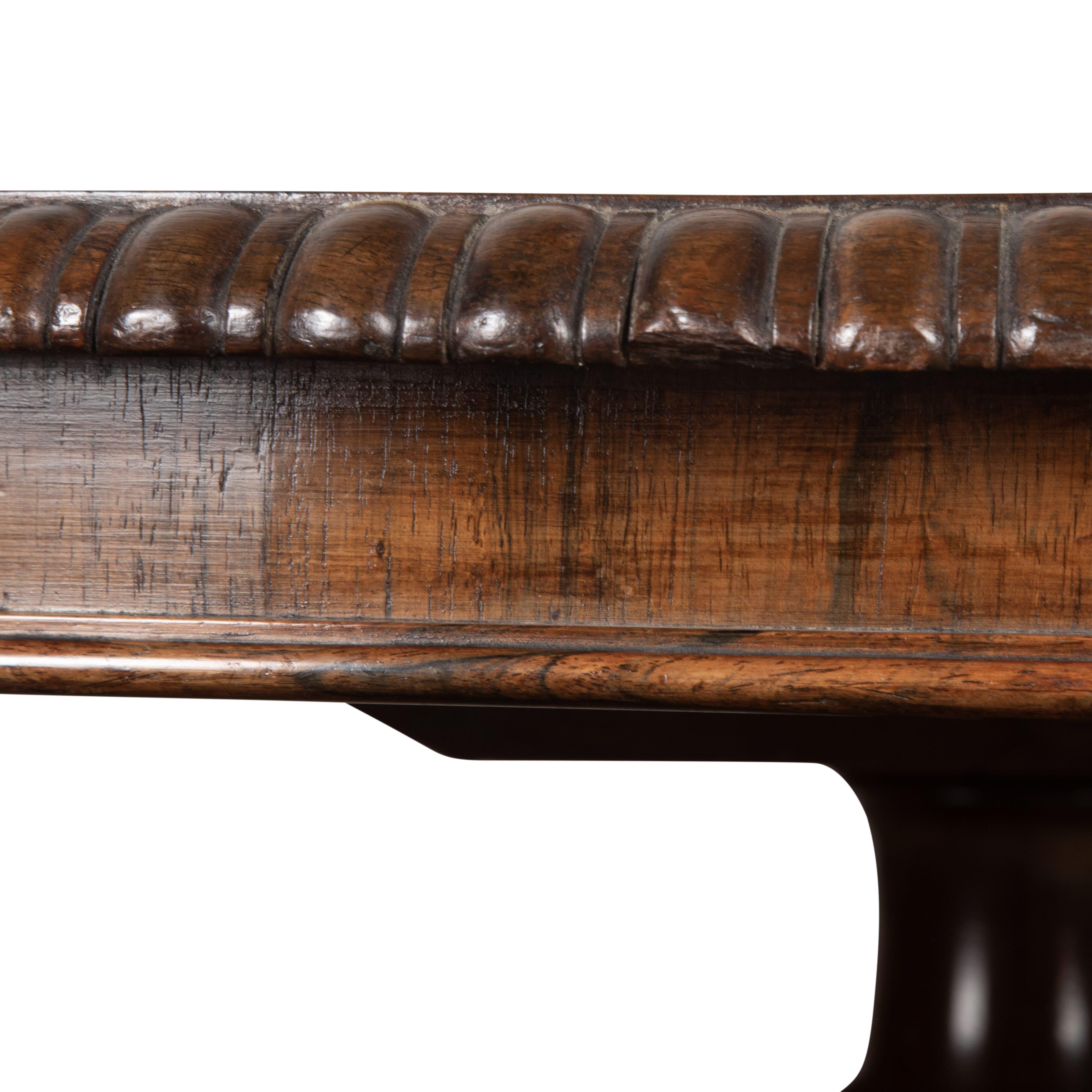 Regency Gillow Rosewood Centre Table For Sale 2