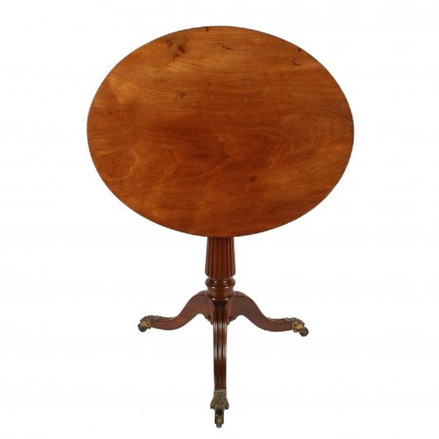 European Regency Gillows Design Tripod Table, 19th Century For Sale