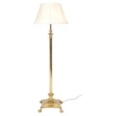Regency Gilt Floor Lamp Corinthian Column Light 1890