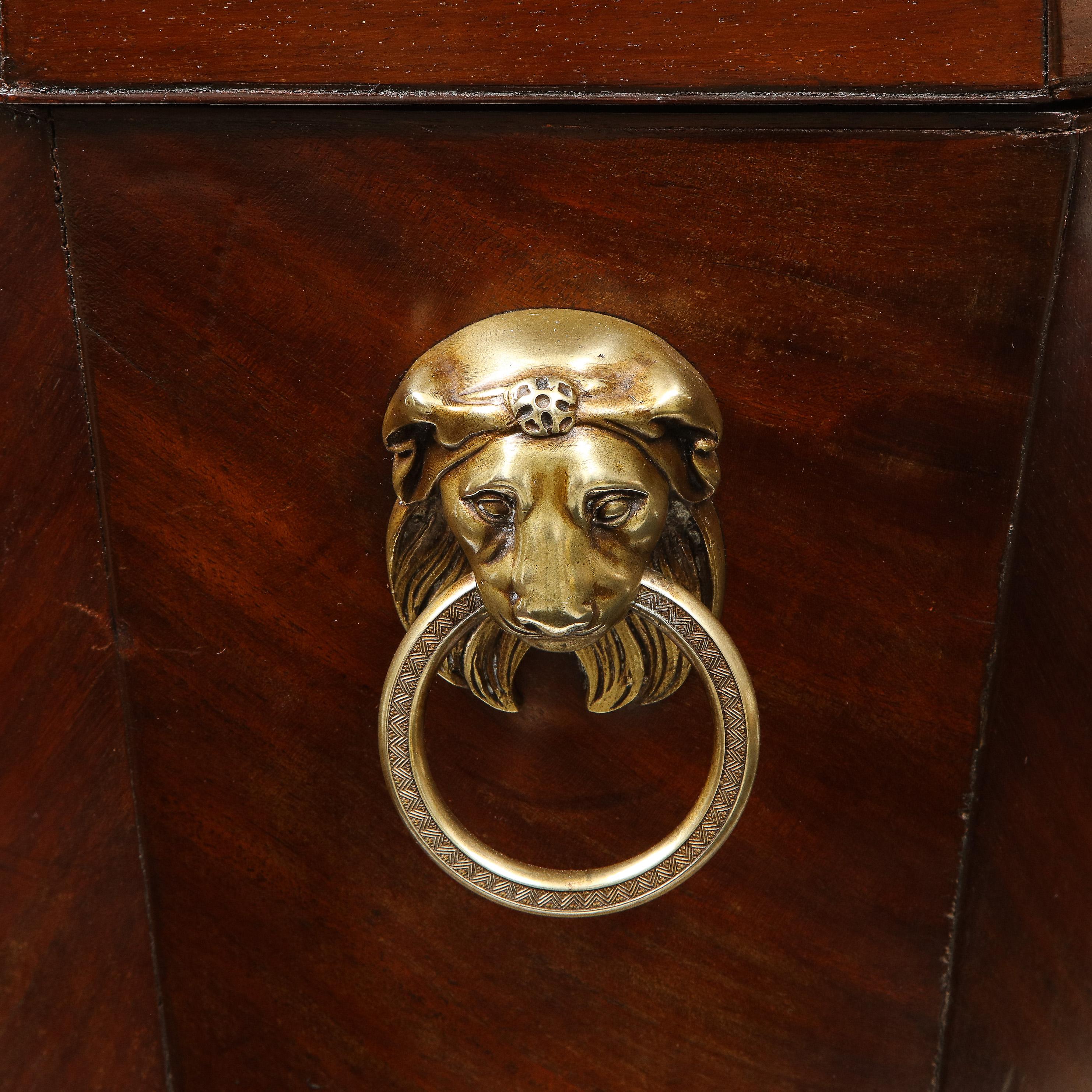 XIXe siècle Cellaret en acajou monté sur métal doré de style Régence en vente