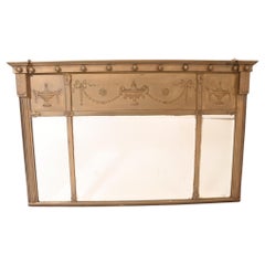 Espejo sobremantel dorado de la Regencia 1810 Clásico Adams