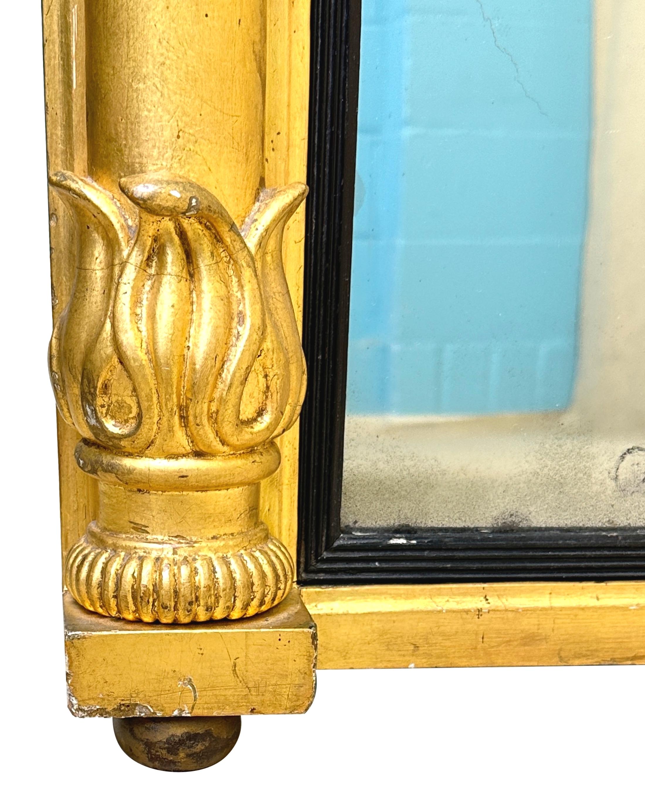 Regency Vergoldeter Übermantel-Spiegel im Zustand „Gut“ im Angebot in Bedfordshire, GB
