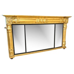 Regency Gilt Overmantle Mirror