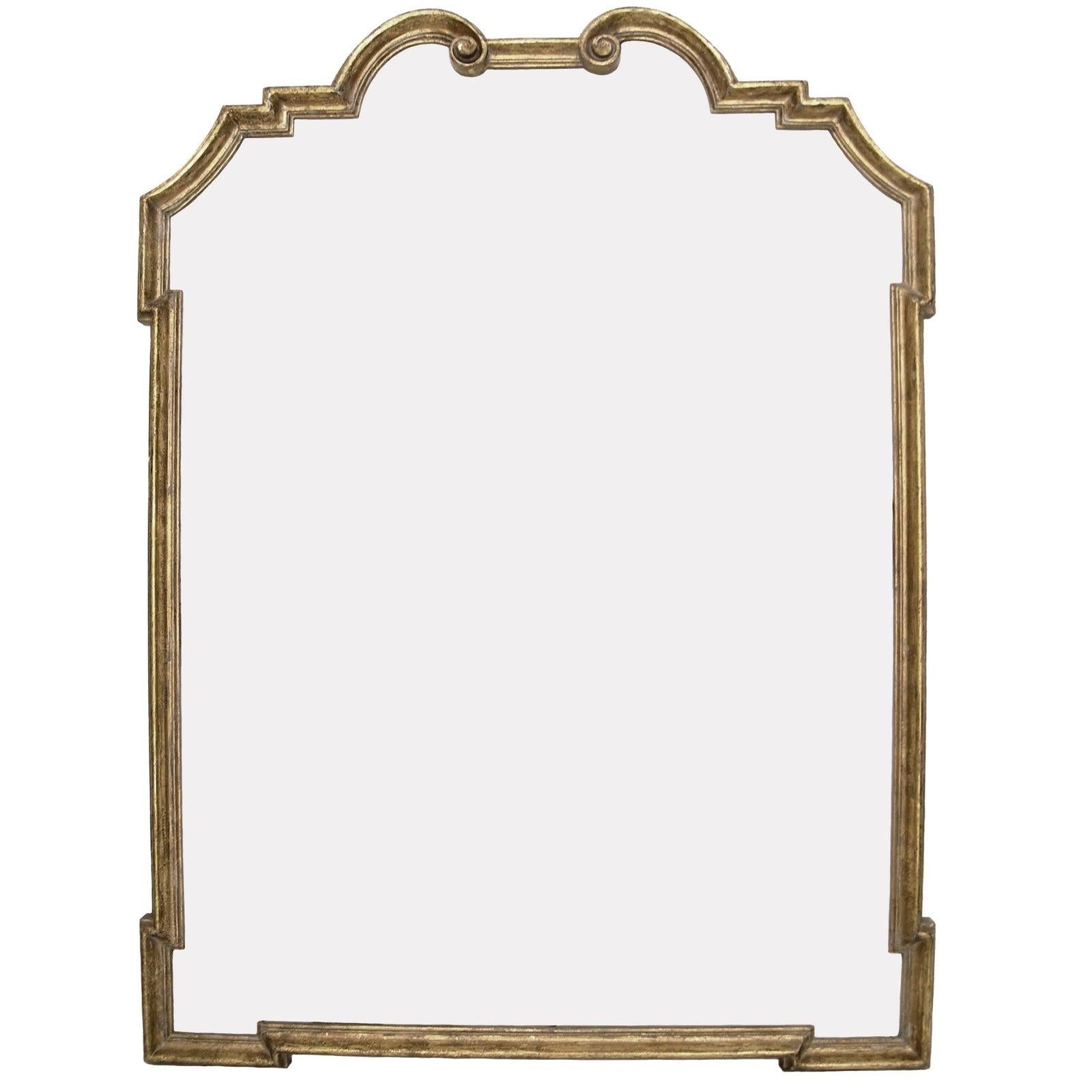 Italian giltwood designer mirror by Randy Esada. Available in yellow or white gold

Up-charge for aged mirror: $685

4 in stock, 2 yellow gold, 2 white gold.
  