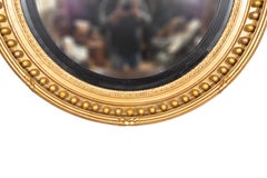 Regency Giltwood Convex Mirror