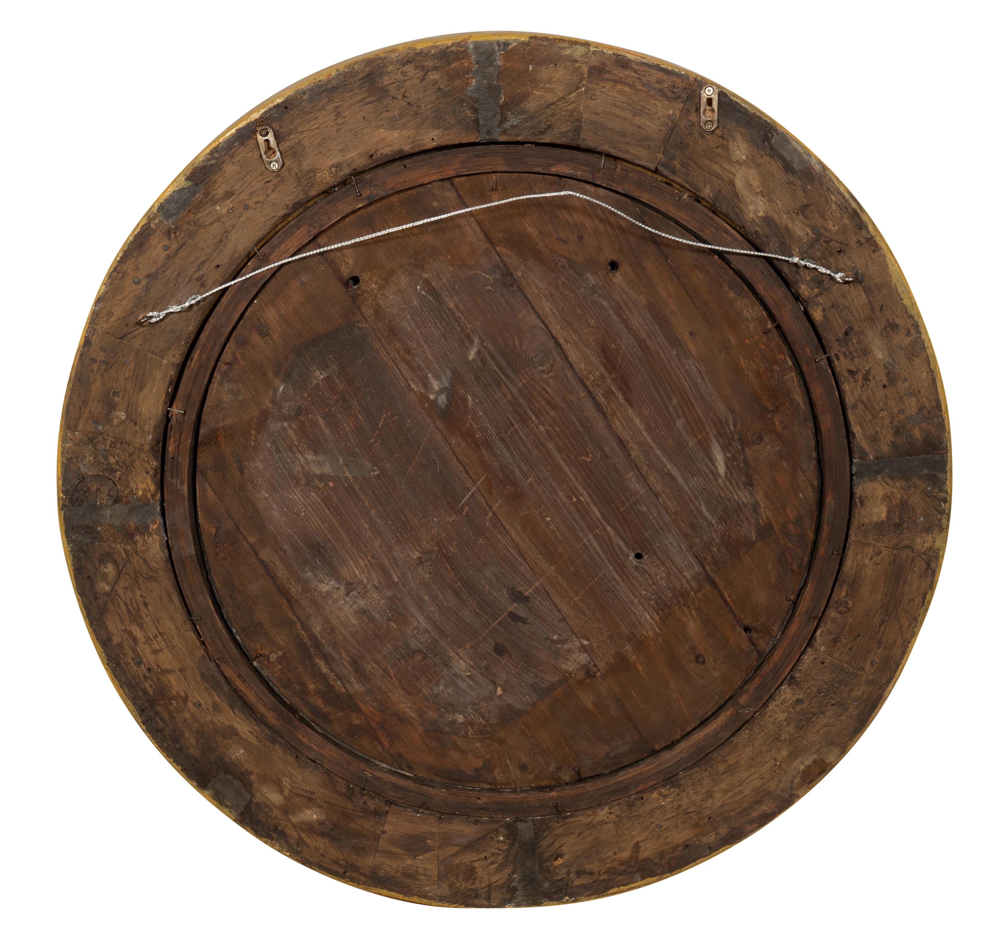 Regency Giltwood Convex Mirror 2