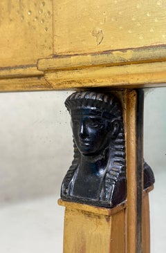 Regency Giltwood & Gesso Overmantle Mirror