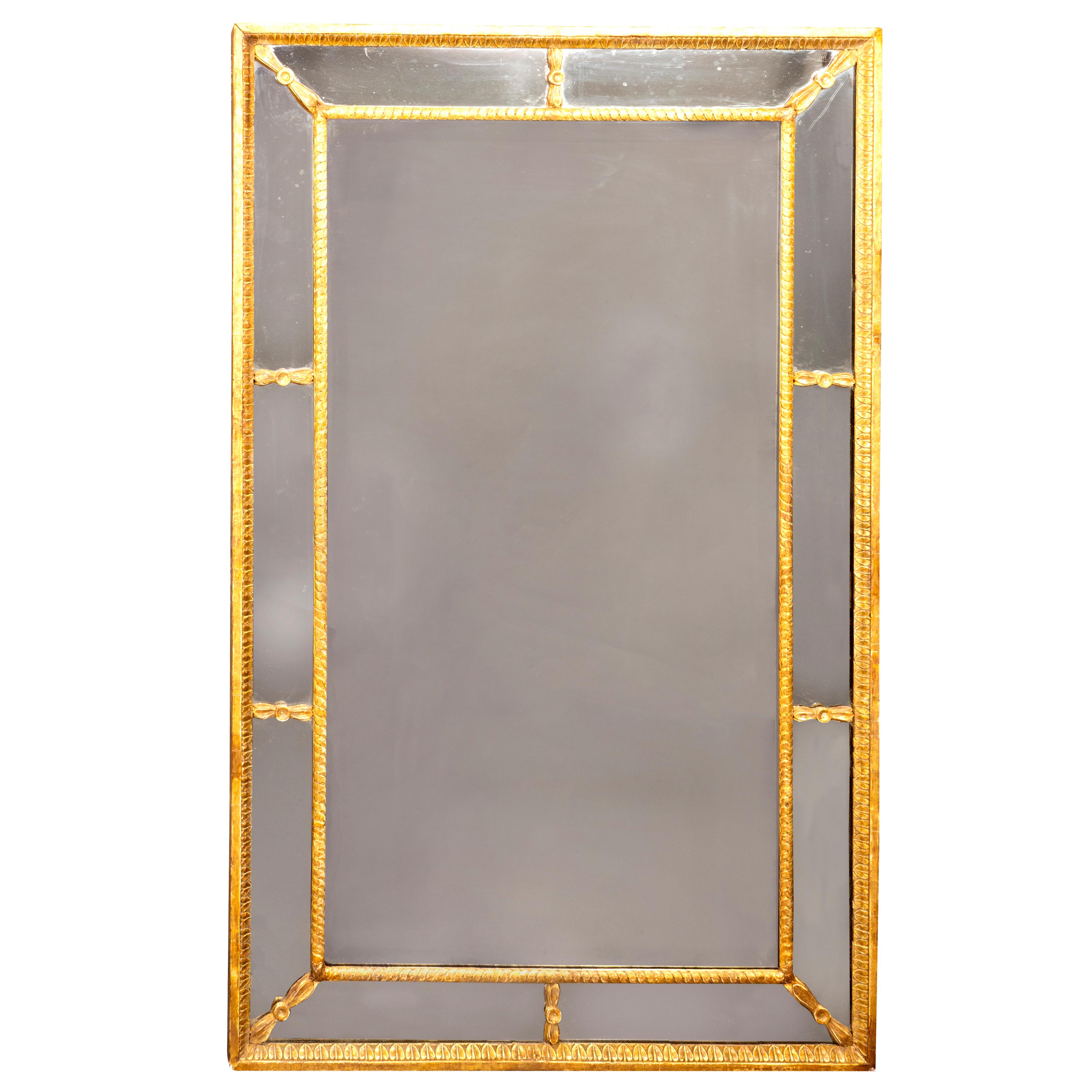 Wood Regency Giltwood Mirror For Sale