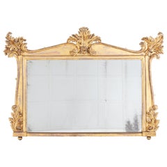 Regency Giltwood Overmantel Mirror