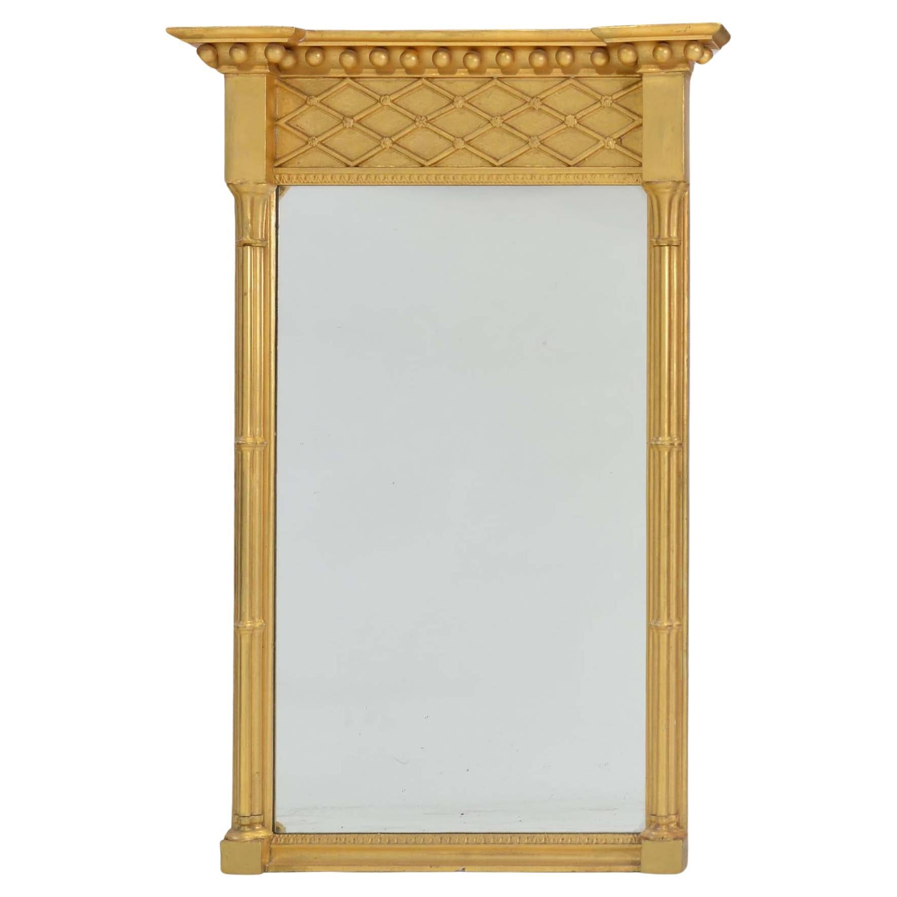 Regency giltwood pier mirror