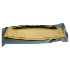 Regency Gold Faux Bamboo Platter