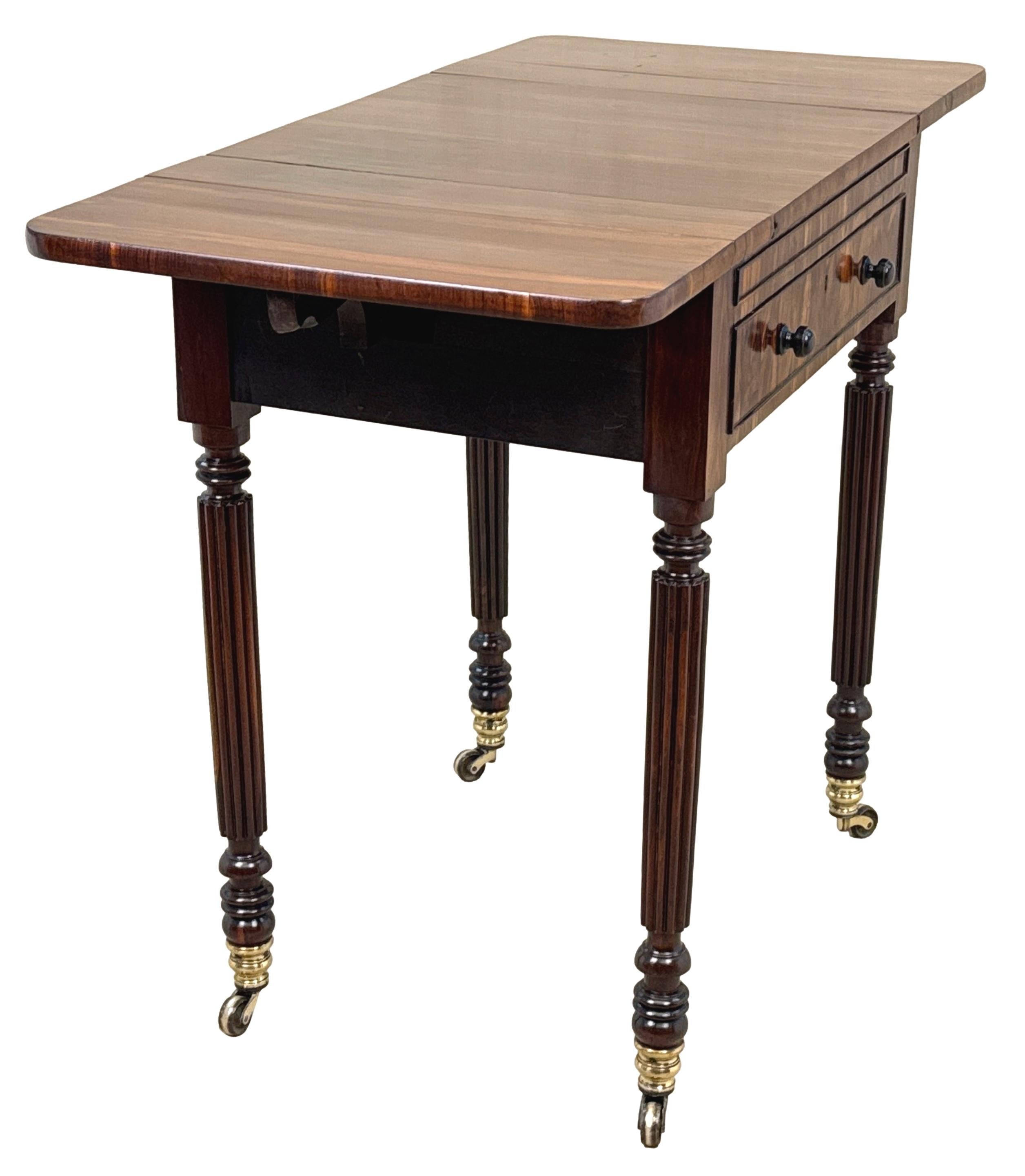 Regency Goncalo Alves Backgammon & Chess Table For Sale 3
