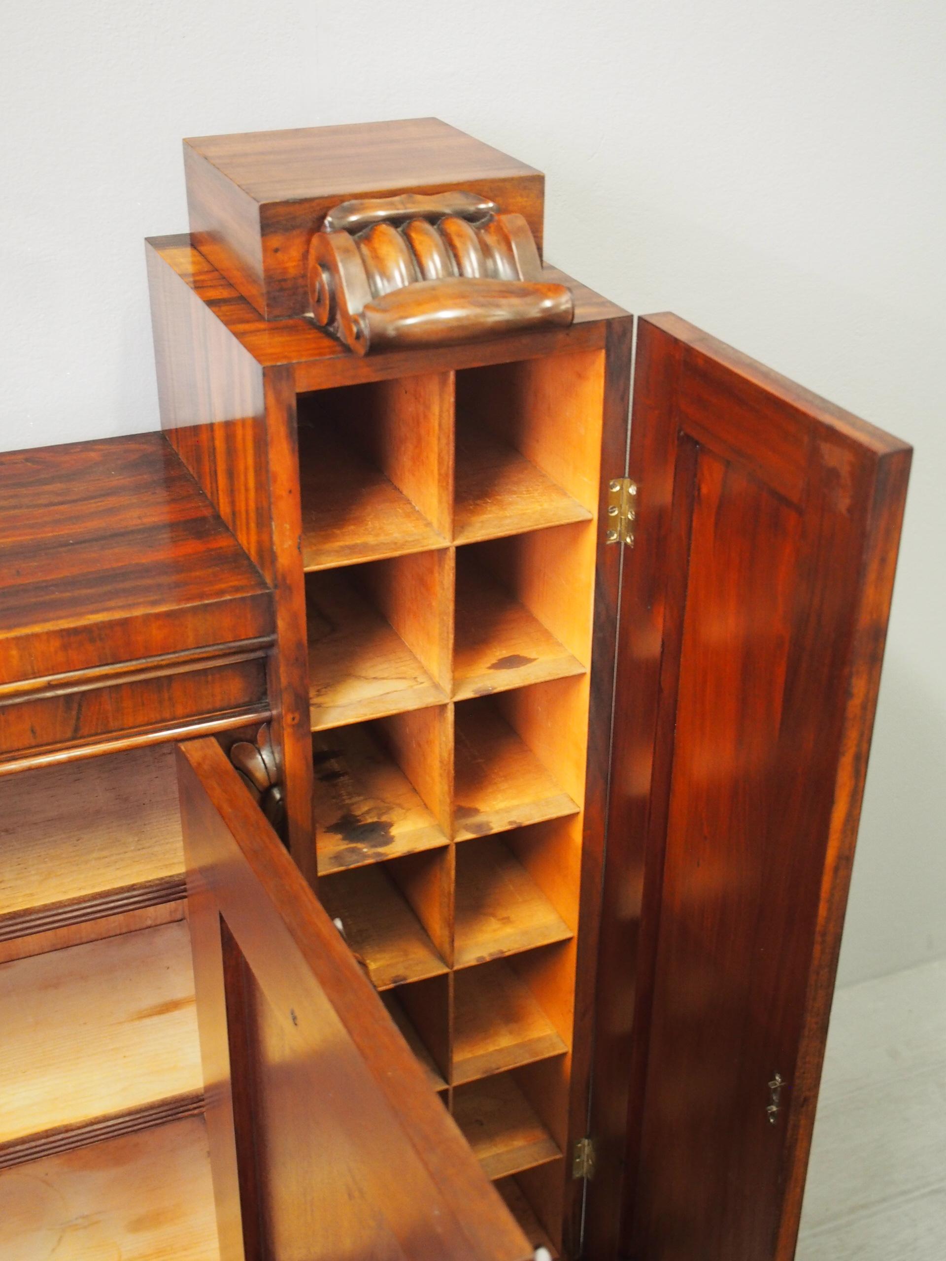 Regency Goncalo Alves Cabinet For Sale 5