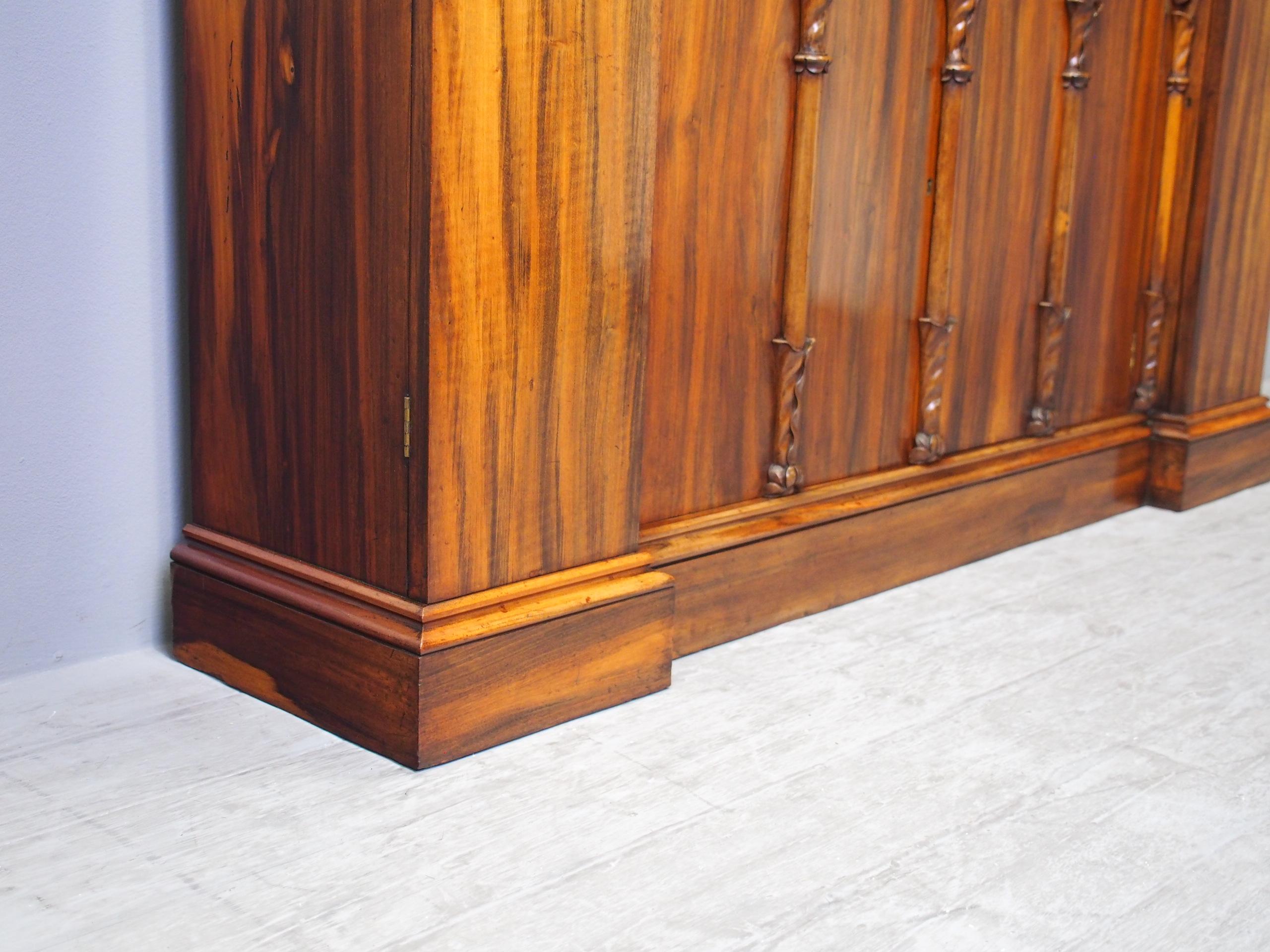 Regency Goncalo Alves Cabinet For Sale 8