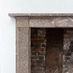 Regency Gothic Derbyshire Fossil Limestone Fireplace